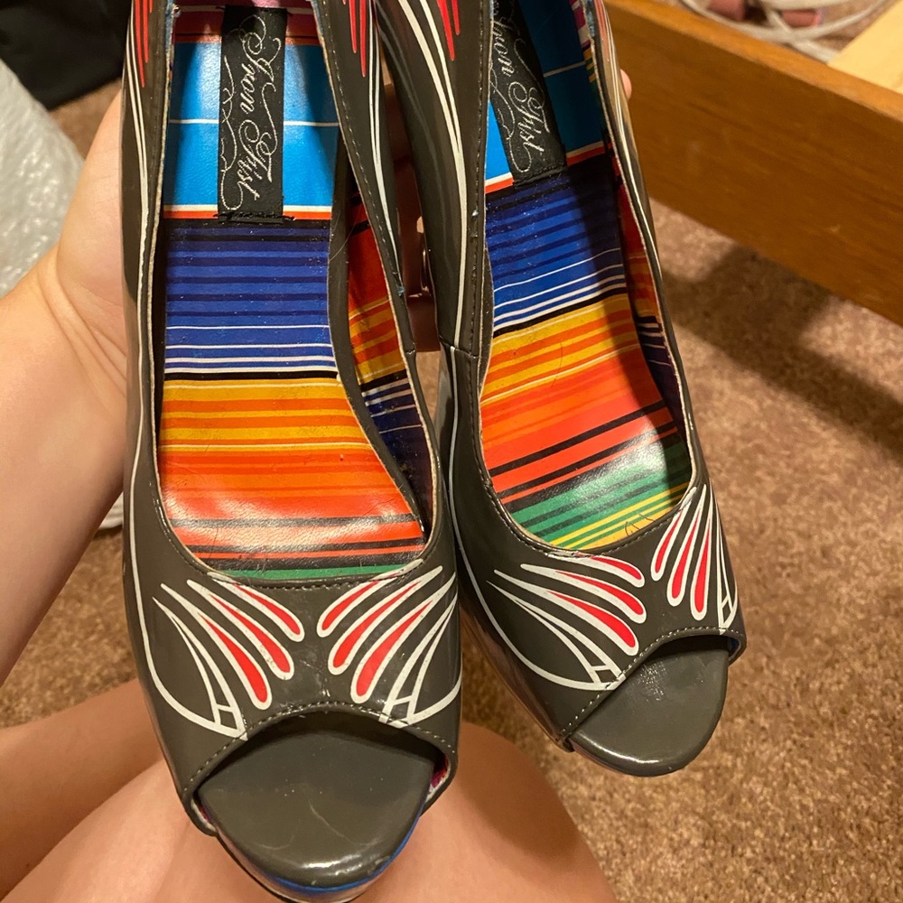 iron fist pinstriped shoes